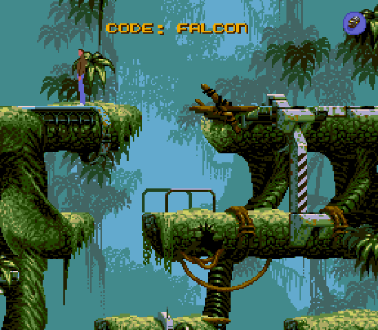 Flashback - The Quest for Identity - Megadrive game screenshot (1993) by US Gold